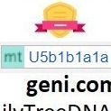 Record image of Sara MH7-DNA-Clem-U5 "U5b1b1a1a (Ursula)" Rågell Ricalais, Henriksdotter (born Långfors Lankoski)