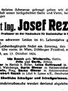 Record image of Josef "Dr. Josef Rezek" Rezek