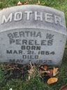 Record image of Bertha Pereles (geb. Wirth)