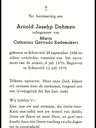 Record image of Arnold Joseph Dohmen