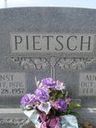 Record image of Anna Augusta Pietsch (born Mittasch)