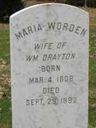 Record image of Maria Hannah Drayton (born Worden)