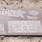 Record image of Lucia Hamilton (born Diaz)
