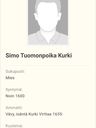 Record image of Simo Tuomaanpoika Kurki