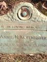 Record image of Anna Grace Kopenhaver (geb. Noll)