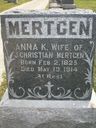 Record image of Anna Catherine MERTGEN (born RUNKEL)