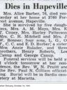 Record image of Alice Alfreda Jane Barber (born Roberts)