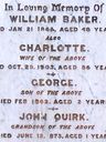 Record image of Charlotte A Baker (nascida Rawlins)