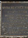 Record image of Myra Beatrice Riley (born Gibson)