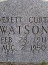 Record image of Everett Curtis Watson
