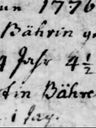 Record image of Anna Catharina Bähr (geb. Vaupel)