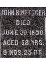 Record image of John B Metzger