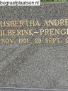 Record image of Gijsberta Andrea (Bep) Hilberink (born Prenger)