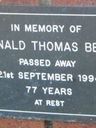 Record image of Ronald Thomas Bell