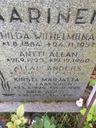 Record image of Hilda Wilhelmina Saarinen (born Inberg)