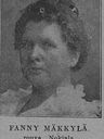 Record image of Fanny Wilhelmina Mäkkylä (born Renvall)