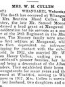 Record image of Beatrice Maud Cullen (born Mooney)