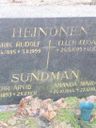 Record image of Amanda (Anna) Maria Sundman, Heinonen (born Sahlström)