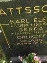 Record image of Gerda Florentina Mattsson (born Johnsson)