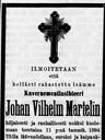 Record image of Johan Vilhelm Martelin