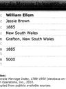 Record image of Jesse (Jessie) Ellem (Brown)