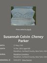 Record image of Susannah Colvin Parker (born Cheney)