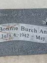 Record image of Bonnie Anderson (born burch)