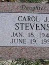 Record image of Carol Jean Shaw (born Stevens)