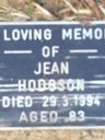 Record image of Jean Hodgson (nacida Williams)
