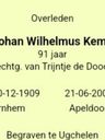 Record image of Johan Wilhelmus Kemp