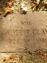 Record image of Alice Rose Mueller / Clay (born Dahringer)