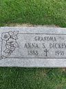 Record image of Anna Dickey (born Swagger)