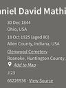 Record image of Daniel L Matthias
