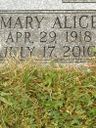Record image of MARY ALICE PYLES (born CARPENTER)
