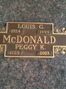 Record image of Peggy K McDonald