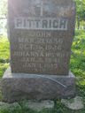 Record image of Johanna Frances PITTRICH (geb. BRAUN)