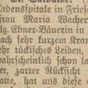 Record image of Maria Wachernig (geb. Bergner)