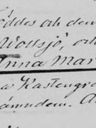 Record image of Anna Maria Gräns (born Schmidt)