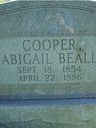 Record image of Abigail Columbia Cooper (born Beall)
