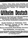 Record image of Wilhelm Deutsch