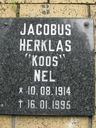 Record image of Jacobus Herklas "Koos / Kosie" Nel