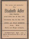Record image of Elisabeth Adler (geb. Åhström)