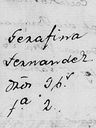 Record image of Serafina Muñiz (born Fernández)