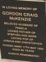 Record image of Gordon Craig McKenzie