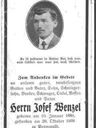 Record image of Josef Wenzel