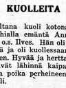 Record image of Anna Stiina Matintytär Karhu (o.s. Ilves)
