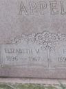 Record image of Elizabeth May "Lizzie" Appel (born Leh)