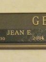 Record image of Jean Edna Gettler (nacida Thomas)