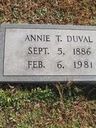 Record image of Annie Iola Formyduval (born Thomas)