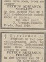 Record image of Petrus Adrianus Veraart